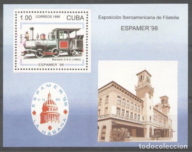 Sellos: Cuba 1996 Trains, perf. sheet, MNH    S.032 - Foto 1