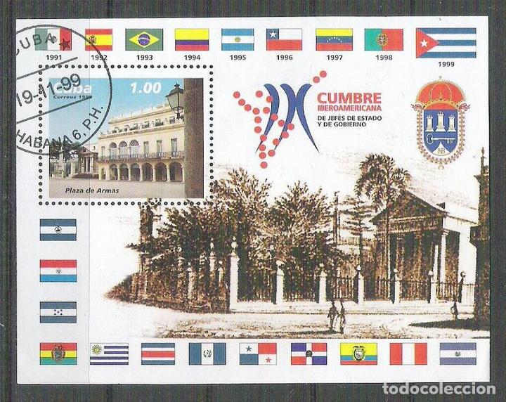 Sellos: Cuba 1999 UPU, perf. sheet, used AA.059 - Foto 1