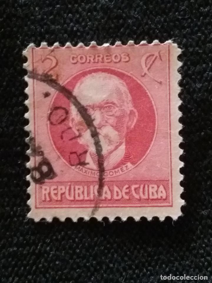 Sellos: SELLO CUBA, 2 C, MAXIMO GOMEZ, A&Ntilde;O 1917, - Foto 1