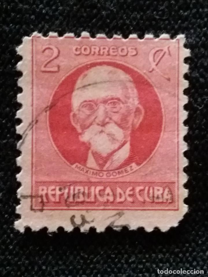 Sellos: SELLO CUBA, 2 C, MAXIMO GOMEZ, A&Ntilde;O 1917, - Foto 1
