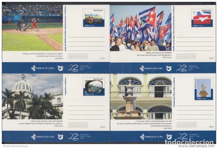 Stamps: &rdquo;2013-EP-2. CUBA JUEGO DE ENTEROS POSTALES DE LA UPAEP&rdquo;