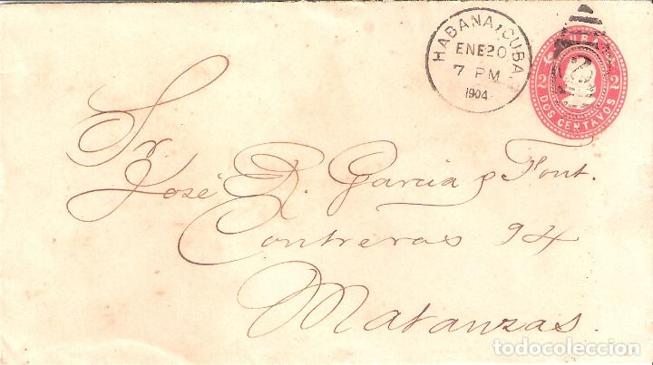 Sellos: &rdquo;1903-EP-4. CUBA. 1903. EDIF. 77. REPUBLICA. ENTERO POSTAL USADO EN LA HABANA. 1904.&rdquo;