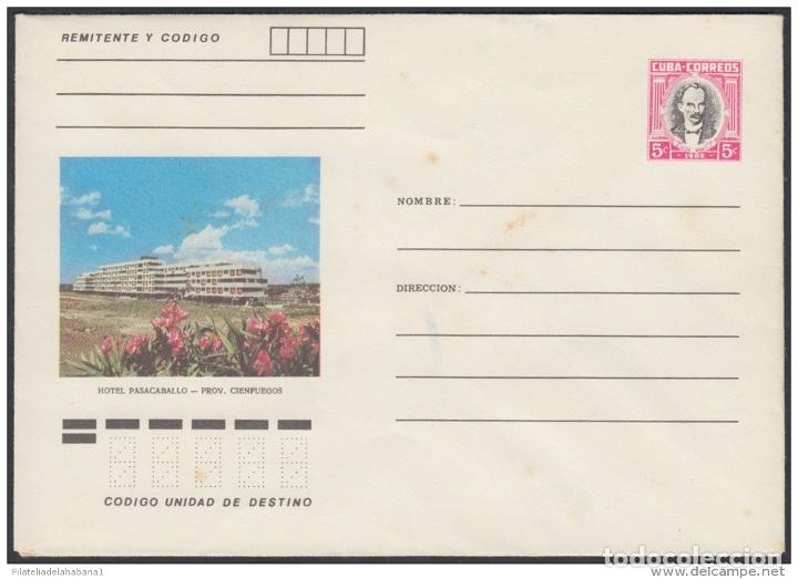 Stamps: &rdquo;1982-EP-7 CUBA 1982. Ed.191i. ENTERO POSTAL. POSTAL STATIONERY. J. MARTI. HOTEL PASACABALLO. CIENFU