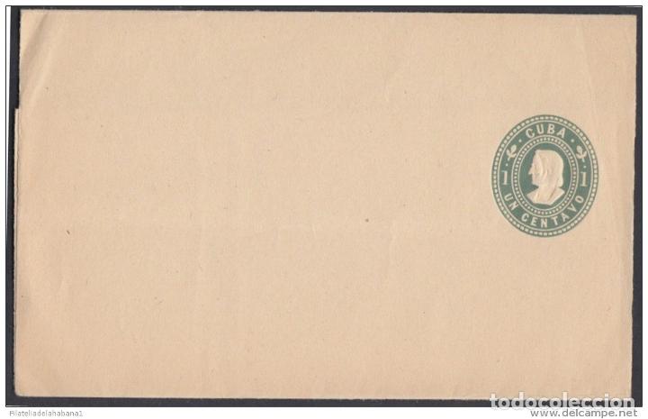 Selos: &rdquo;1899-EP-37. CUBA US OCCUPATION. 1899. COLON. 1c. Ed.67. FAJA DE PERIODICOS. NEWSPAPER POSTAL STATIO