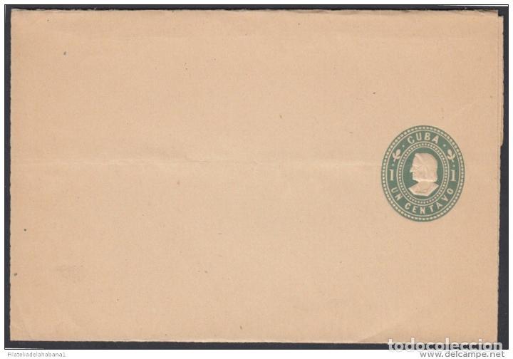 Timbres: &rdquo;1899-EP-39. CUBA US OCCUPATION. 1899. COLON. 1c. Ed.67. FAJA DE PERIODICOS. NEWSPAPER POSTAL STATIO