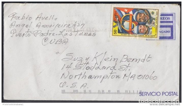 Timbres: &rdquo;1998-EP-1. CUBA REVOLUCION. 1998. POSTAL STATIONERY. Ed.1. SOBRE PREFRANQUEADO. MARCA FESTIVAL DE L