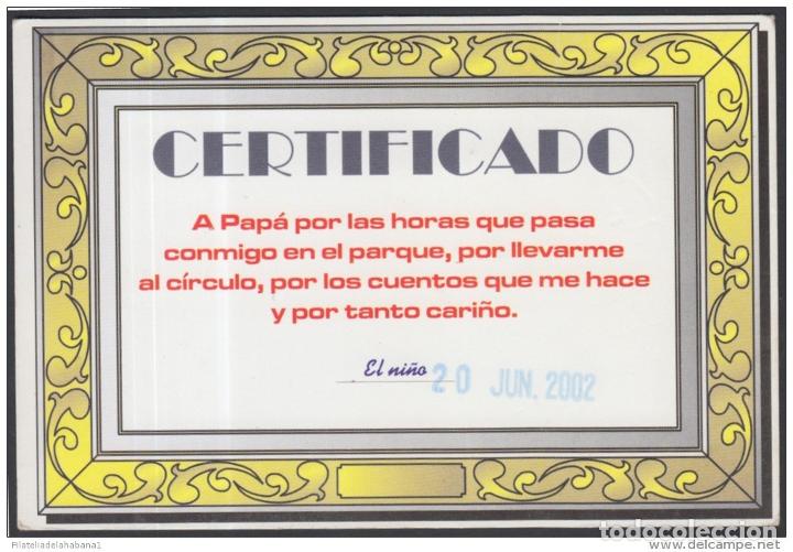 Sellos: &rdquo;1998-EP-40 CUBA 1998. Ed.16l. FATHER'S DAY. SPECIAL DELIVERY. POSTAL STATIONERY. DIA DEL PADRE. CAN