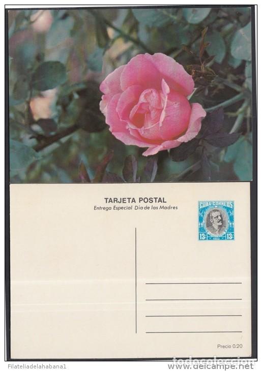 Selos: &rdquo;1982-EP-59 CUBA 1982. Ed.129d. MOTHER DAY SPECIAL DELIVERY. POSTAL STATIONERY. A. MACEO. FLORES. FL