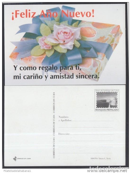 Sellos: &rdquo;1999-EP-113 CUBA 1999. Ed.39b. ENTREGA ESPECIAL A&Ntilde;O NUEVO. HAPPY NEW YEAR. POSTAL STATIONERY. UNUSE
