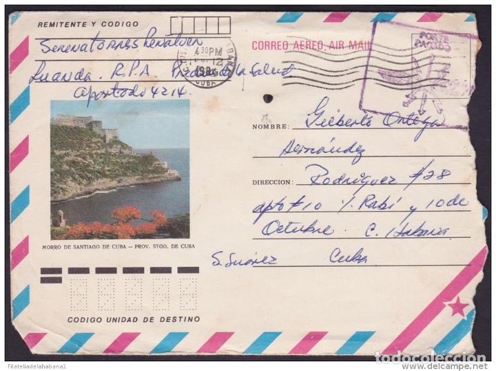 Briefmarken: &rdquo;1982-EP-113 CUBA 1981 GUERRA DE ANGOLA NO CATALOGADO. MORRO SANTIAGO DE CUBA.  1984.&rdquo;