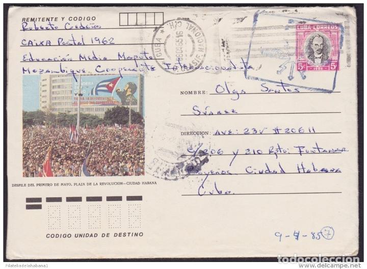 Briefmarken: &rdquo;1982-EP-114 CUBA 1982. Ed.191e. COOPERANTE MOZAMBIQUE. DEFILE 1 DE MAYO. USED. CON CONTENIDO.&rdquo;