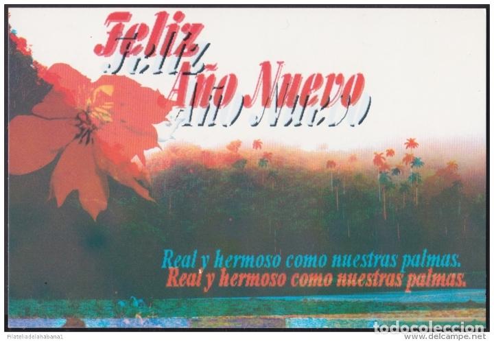 Sellos: &rdquo;1998-EP-108 CUBA 1998. Ed.22b. ENTREGA ESPECIAL A&Ntilde;O NUEVO. HAPPY NEW YEAR. POSTAL STATIONERY. ERROR