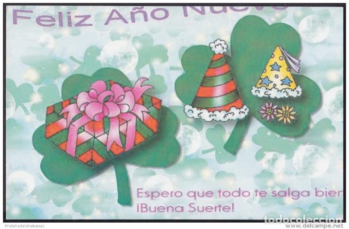 Stamps: &rdquo;2000-EP-126 CUBA 2000. Ed.53d. ENTREGA ESPECIAL A&Ntilde;O NUEVO. HAPPY NEW YEAR. POSTAL STATIONERY. ERROR