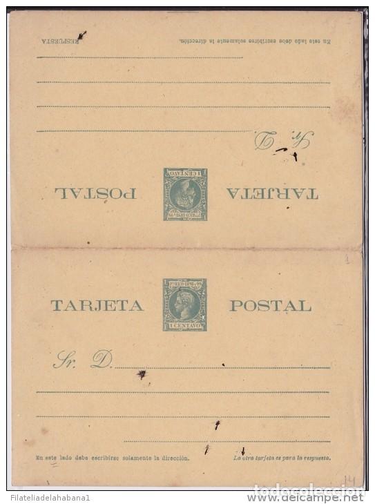 Stamps: &rdquo;1898-EP-15. CUBA. ESPA&Ntilde;A SPAIN. 1898. Ed.36. 1c. ALFONSO XIII. ENTERO POSTAL. POSTAL STATIONERY. RE