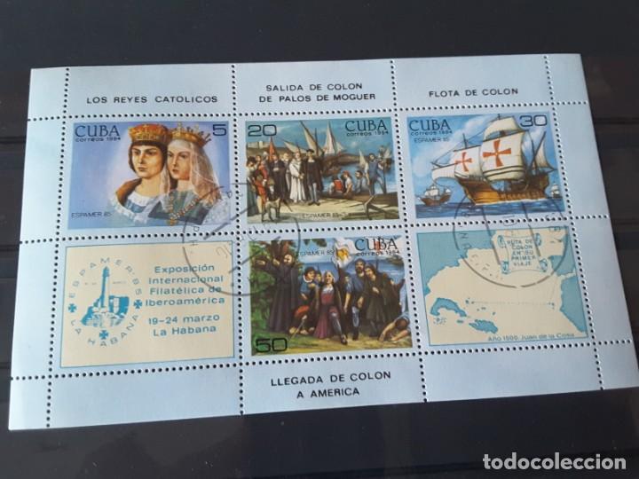 Sellos: Hoja bloque Cuba - Foto 1