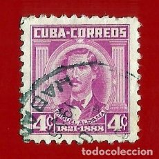 Sellos: CUBA. 1956. MIGUEL ALDAMA. Lote 210486093