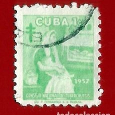 Sellos: CUBA. 1957. CONSEJO NACIONAL DE TUBERCULOSOS. Lote 210590766
