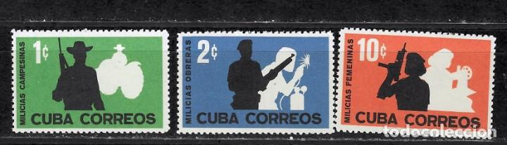 Sellos: CUBA N&ordm; 585 AL 587 (**) - Foto 1