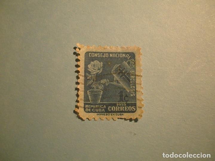 Sellos: CUBA 1955 - CONSEJO NACIONAL DE TUBERCULOSIS. - Foto 1