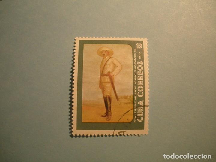 Sellos: CUBA 1973 - IGNACIO AGRAMONTE (EL MAYOR). - Foto 1
