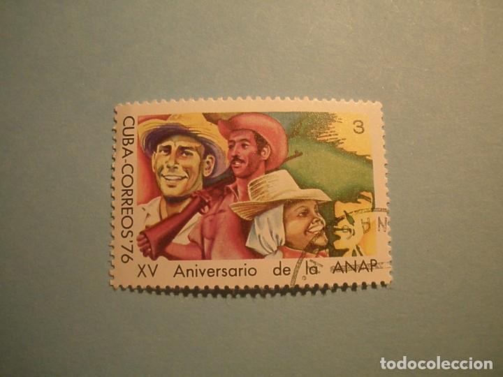 Sellos: CUBA 1976 - ANIVERSARIO DE LA ANAP. - Foto 1