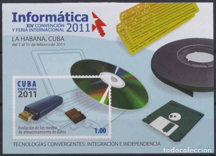Sellos: 2011.463 CUBA 2011 MNH HF XV FERIA INTERNACIONAL INFORMATICA INFORMATICS PC. - Foto 1