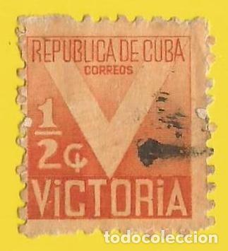 Sellos: Cuba. 1942. Scott # RA5. Victoria - Foto 1