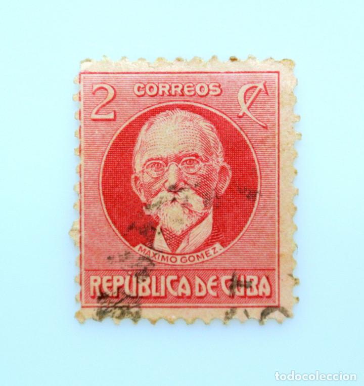 Sellos: Sello postal CUBA 1917 , 2 centavos, M&aacute;ximo G&oacute;mez - Foto 1
