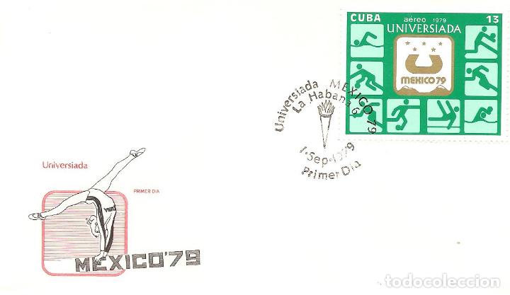 Sellos: SPD -FDC, CUBA, UNIVERSIADA-M&Eacute;XICO 79, - Foto 1
