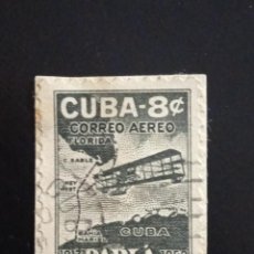 Sellos: REPUBLICA DE CUBA 8 CENTS, CORREO AEREO FLORIDA, AÑO 1913.. Lote 242882490