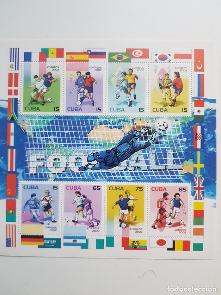 Sellos: CUBA HE NUEVO 2002 FOOT - Foto 1