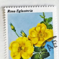 Selos: SELLO DE CUBA 1 C - 1979 - FLORES ROSAL - USADO SIN SEÑAL DE FIJASELLOS. Lote 249302470