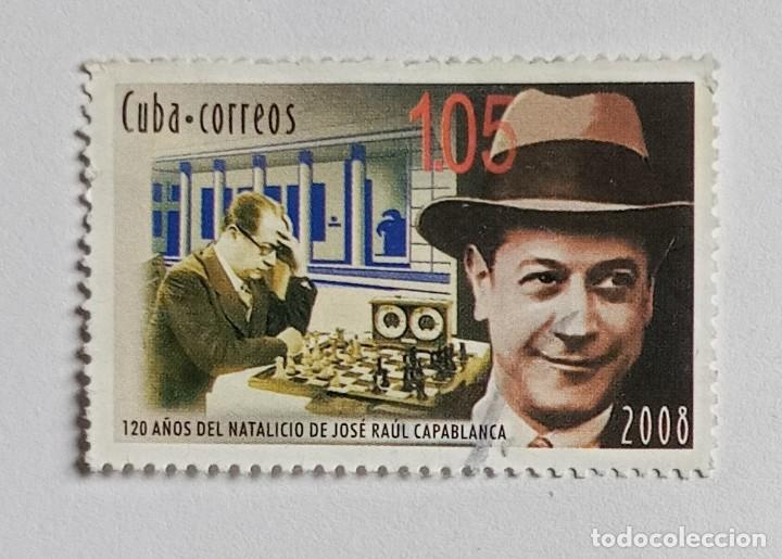 Sellos: Cuba 2008 Jos&eacute; Raul Capablanca - Foto 1