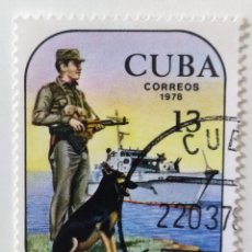 Selos: SELLO DE CUBA 13 C - 1978 - TROPAS FRONTERIZAS - USADO SIN SEÑAL DE FIJASELLOS. Lote 264459659
