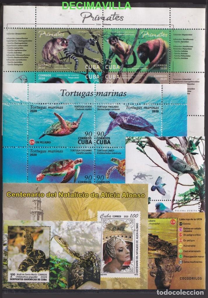 Sellos: CUBA, 2020, A&Ntilde;O NUEVO Y COMPLETO - Foto 3