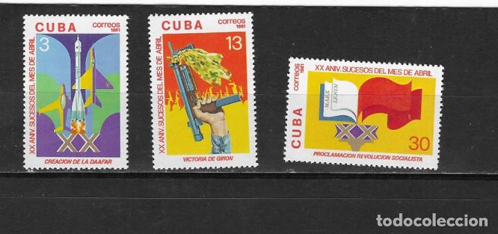 Sellos: CUBA N&ordm; 2264 AL 2266 (**) - Foto 1