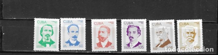Sellos: CUBA N&ordm; 3504 AL 3509 (**) - Foto 1