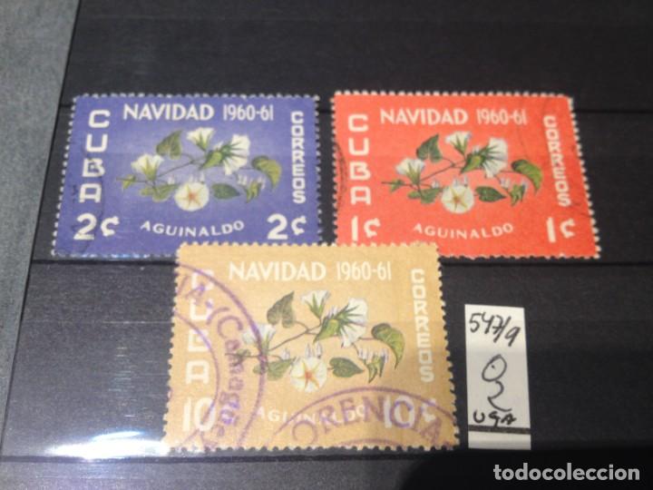 Sellos: SELLOS DE CUBA. USADOS. YVERT N&ordm; 547/9 - Foto 1