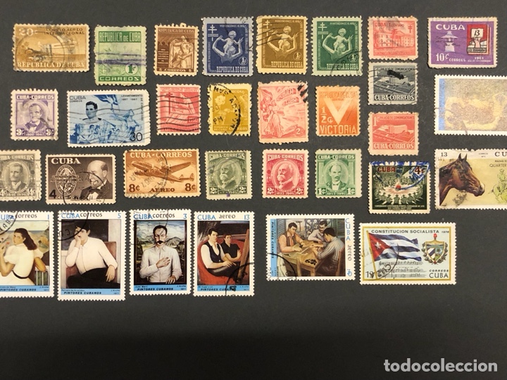 Sellos: Lote 31 sellos Cuba - Foto 1