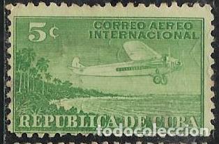 Sellos: CUBA A&Eacute;REO YVERT 4 - Foto 1
