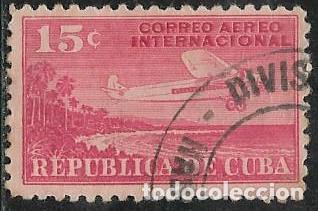 Sellos: CUBA A&Eacute;REO YVERT 6 - Foto 1