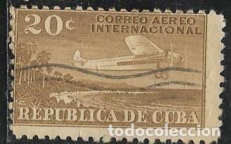 Sellos: CUBA A&Eacute;REO YVERT 7 - Foto 1