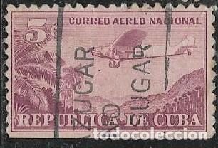 Sellos: CUBA A&Eacute;REO YVERT 12 - Foto 1