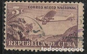 Sellos: CUBA A&Eacute;REO YVERT 12 - Foto 1