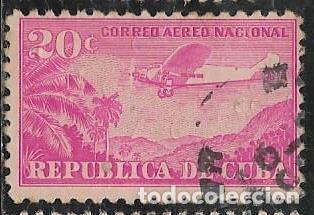 Sellos: CUBA A&Eacute;REO YVERT 37 - Foto 1