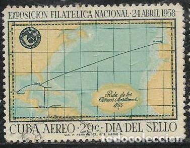 Sellos: CUBA A&Eacute;REO YVERT 180 - Foto 1