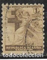 Sellos: CUBA BENEFICENCIA YVERT 4 - Foto 1