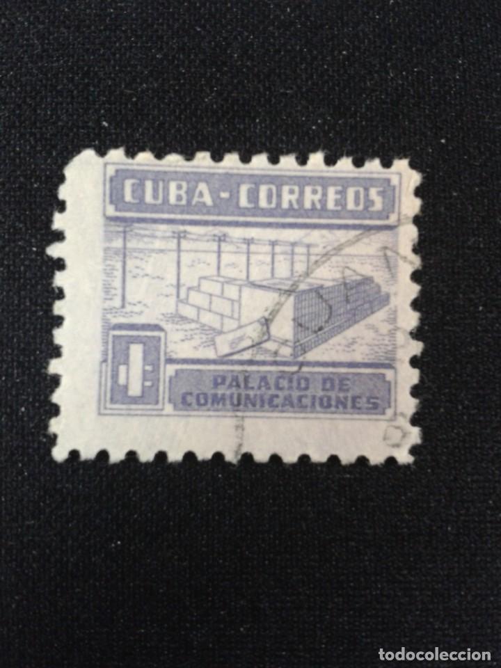 Sellos: SELLO CUBA. PALACIO DE COMUNICACIONES. USADO - Foto 1