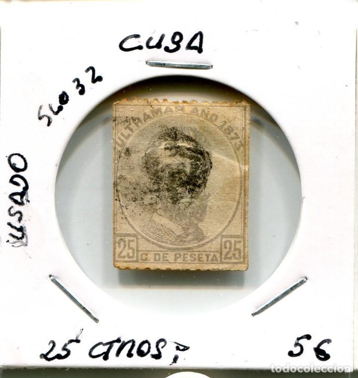 Sellos: 25 CENTIMOS CUBA ( USADO ) ( SLO32 ) - Foto 1