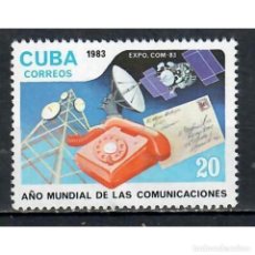 Selos: ⚡ DISCOUNT CARIBBEAN 1983 WORLD COMMUNICATIONS YEAR MNH - SATELLITES, COMMUNICATION, RADIO,. Lote 310845473